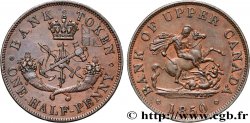 CANADá
 1 Penny token Province du Haut Canada St Georges terrassant le dragon 1850 Heaton