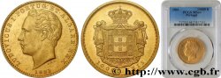 PORTUGAL - ROYAUME DU PORTUGAL - LOUIS Ier 10.000 Reis 1881 Lisbonne MS64 PCGS