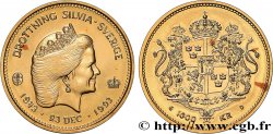 SUÈDE 1000 Kronor Proof 50 ans de la reine Silvia 1993 