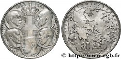 GRECIA 30 Drachmes Centenaire de la dynastie danoise 1963