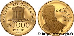 HUNGARY 50000 Forint Proof 250e anniversaire de la naissance de Ferenc Kazinczy 2009 Budapest