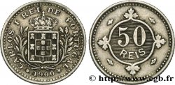 PORTUGAL 50 Réis frappe au nom de Charles Ier 1900