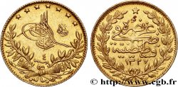 TURKEY 50 Kurush Sultan Mohammed V Resat AH 1327 An 4 (1912) Constantinople