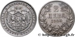 BULGARIA 2 Leva manteau d’armes 1925 Poissy