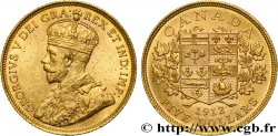 CANADA 5 Dollars Georges V 1912 Ottawa