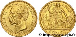 ANTILLES DANOISES - CHRISTIAN IX 20 Francs - 4 dalers 1905  TTB