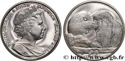 ISLAS GEORGIAS DEL SUR Y SANSWICH DEL SUR 2 Pounds (2 Livres) Proof Phoque de Wedell 2013 Pobjoy Mint