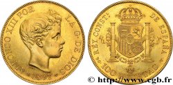 SPAIN - KINGDOM OF SPAIN - ALFONSO XIII 100 Pesetas 1897 Madrid AU