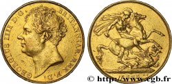 GRANDE-BRETAGNE - GEORGES IV 2 Pounds ou double souverain 1823 Londres TTB