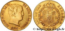 SPAIN - KINGDOM OF SPAIN - FERDINAND VII 80 Reales 1822 Madrid XF