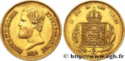 BRÉSIL - EMPIRE DU BRÉSIL - PIERRE II 20.000 Reis 1851 Rio de Janeiro XF/AU