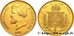 BRÉSIL - EMPIRE DU BRÉSIL - PIERRE II 20.000 Reis 1867 Rio de Janeiro XF