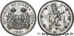 SIERRA LEONE 1 Dollar Proof Lion 1997 Pobjoy Mint