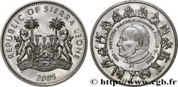 SIERRA LEONE 1 Dollar Proof Pape Jean-Paul II 2005 Pobjoy Mint