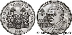 SIERRA LEONE 1 Dollar Proof Pape Benoît XVI 2005 Pobjoy Mint