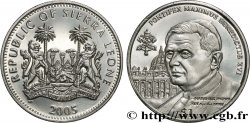 SIERRA LEONE 1 Dollar Proof Pape Benoît XVI 2005 Pobjoy Mint