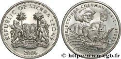 SIERRA LEONE 1 Dollar Proof Christophe Colomb 2006 Pobjoy Mint