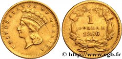 ÉTATS-UNIS D AMÉRIQUE 1 Dollar ”Indian Princess” 1856 Philadelphie