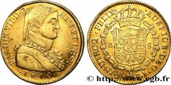 CHILI - FERDINAND VII 8 Escudos 1810 Santiago XF/AU