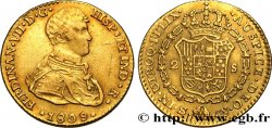 SPAIN - KINGDOM OF SPAIN - FERDINAND VII 2 Escudos 1809 Séville XF