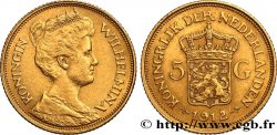 NETHERLANDS 5 Gulden Wilhelmina 1912 Utrecht