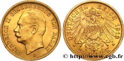GERMANIA - BADEN 20 Mark Frédéric II 1913 Karlsruhe