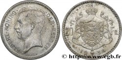 BELGIQUE 20 Franken (Francs) Albert Ier légende Flamande 1934  SUP