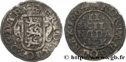 DANEMARK 2 Skilling au nom de Frédéric III 1664 Copenhague