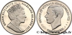 FALKLAND ISLANDS 1 Crown Proof Maison de Windsor - Édouard VIII 2017 Pobjoy Mint