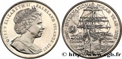 ISOLE FALKLAND 1 Crown Proof Année Polaire Internationale 2007 Pobjoy Mint