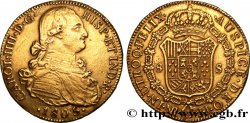 COLOMBIE 8 Escudos Charles IV 1805 Nuevo Reino (Bogota) TTB/TTB+