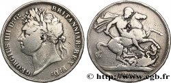 ROYAUME-UNI 1 Crown Georges IIII 1821