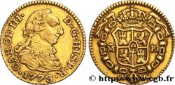 ESPAGNE 1/2 Escudo Charles III 1773 Madrid TB+/TTB