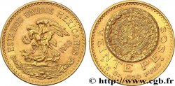 MEXICO 20 Pesos “Pierre du Soleil” (calendrier aztèque) 1918 Mexico