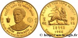 ÄTHIOPEN 50 Dollars proof 75e anniversaire et 50 ans de règne de Hailé Selassié 1966