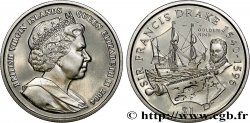 BRITISCHE JUNGFERNINSELN 1 Dollar Proof Sir Francis Drake 2004 Pobjoy Mint