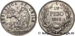 CILE 1 Peso condor 1895 Santiago