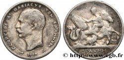 GREECE 1 Drachme Georges Ier 1910 Paris