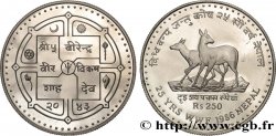 NEPAL 250 Rupees (Roupies) Proof VS2043 25 ans du WWF 1986