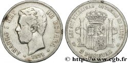 ESPAGNE 5 Pesetas Amédée Ier 1871 Madrid