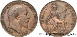 UNITED KINGDOM 1/2 Penny Edouard VII 1908 