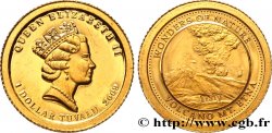 TUVALU 1 Dollar Proof Volcan Etna 2009