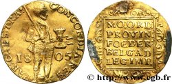 NETHERLANDS - RÉPUBLIQUE BATAVE Ducat d or, 1er type 1805 Utrecht