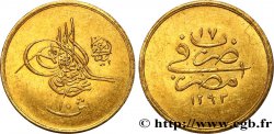 EGYPT 10 Qirsh Abdul Hamid II an 17 AH 1293 (1891) Misr