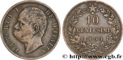 ITALIE 10 Centesimi Humbert Ier 1894 Birmingham TTB