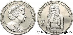 BRITISH VIRGIN ISLANDS 1 Dollar Proof la Duchesse de Cambridge 2013 Pobjoy Mint