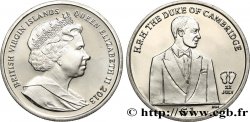 ÎLES VIERGES BRITANNIQUES 1 Dollar Proof le Duc de Cambridge 2013 Pobjoy Mint