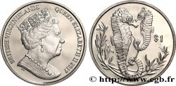 ÎLES VIERGES BRITANNIQUES 1 Dollar Proof Hippocampes 2017 Pobjoy Mint