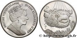 ISOLE VERGINI BRITANNICHE 1 Dollar Proof Poisson porc-épic 2019 Pobjoy Mint