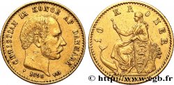 DENMARK 10 Kroner or Christian IX 1898 Copenhague